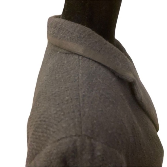 BANANA REPUBLIC Black Double-Breasted Textured Women's Blazer - Picture 9 of 16